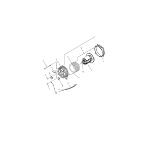 Alternator Diagram and Parts List for 030210  Briggs and Stratton Generator
